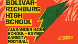 Alexander football highlights Bolivar-Richburg High School