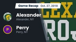 Recap: Alexander  vs. Perry  2018