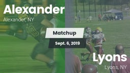 Matchup: Alexander vs. Lyons  2019
