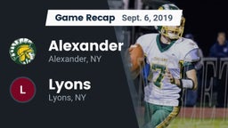 Recap: Alexander  vs. Lyons  2019