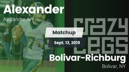 Matchup: Alexander vs. Bolivar-Richburg  2019