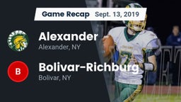 Recap: Alexander  vs. Bolivar-Richburg  2019