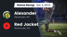 Recap: Alexander  vs. Red Jacket  2019