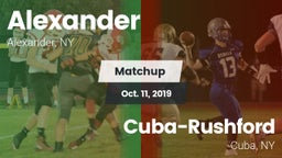 Matchup: Alexander vs. Cuba-Rushford  2019