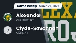 Recap: Alexander  vs. Clyde-Savannah  2021