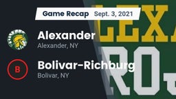 Recap: Alexander  vs. Bolivar-Richburg  2021