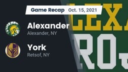 Recap: Alexander  vs. York  2021