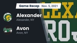 Recap: Alexander  vs. Avon  2021