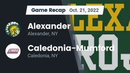 Recap: Alexander  vs. Caledonia-Mumford 2022