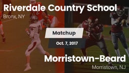 Matchup: Riverdale Country vs. Morristown-Beard  2017