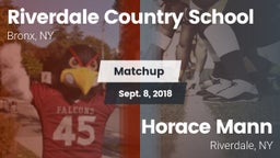 Matchup: Riverdale Country vs. Horace Mann  2018