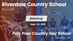 Matchup: Riverdale Country vs. Poly Prep Country Day School 2018