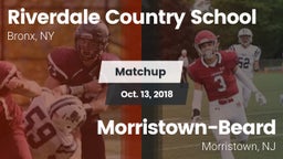 Matchup: Riverdale Country vs. Morristown-Beard  2018
