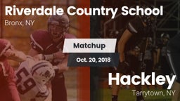 Matchup: Riverdale Country vs. Hackley  2018