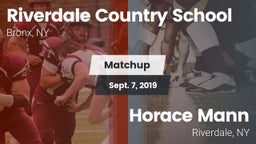 Matchup: Riverdale Country vs. Horace Mann  2019