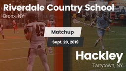Matchup: Riverdale Country vs. Hackley  2019