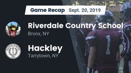 Recap: Riverdale Country School vs. Hackley  2019