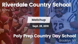 Matchup: Riverdale Country vs. Poly Prep Country Day School 2019