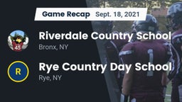 Recap: Riverdale Country School vs. Rye Country Day School 2021