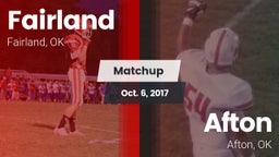 Matchup: Fairland vs. Afton  2017