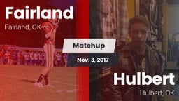 Matchup: Fairland vs. Hulbert  2017