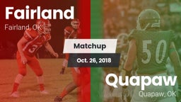 Matchup: Fairland vs. Quapaw  2018