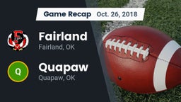 Recap: Fairland  vs. Quapaw  2018