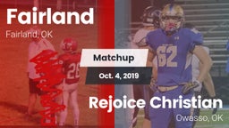 Matchup: Fairland vs. Rejoice Christian  2019