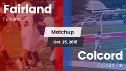 Matchup: Fairland vs. Colcord  2019