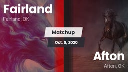 Matchup: Fairland vs. Afton  2020