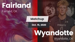 Matchup: Fairland vs. Wyandotte  2020