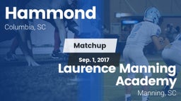 Matchup: Hammond vs. Laurence Manning Academy  2017