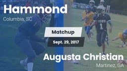 Matchup: Hammond vs. Augusta Christian  2017