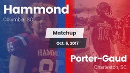 Matchup: Hammond vs. Porter-Gaud  2017