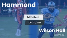 Matchup: Hammond vs. Wilson Hall  2017