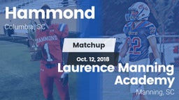 Matchup: Hammond vs. Laurence Manning Academy  2018
