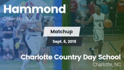 Matchup: Hammond vs. Charlotte Country Day School 2019