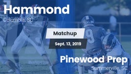 Matchup: Hammond vs. Pinewood Prep  2019