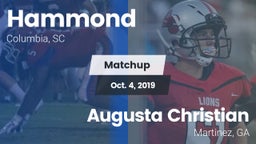 Matchup: Hammond vs. Augusta Christian  2019
