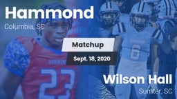 Matchup: Hammond vs. Wilson Hall  2020