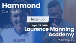 Matchup: Hammond vs. Laurence Manning Academy  2020