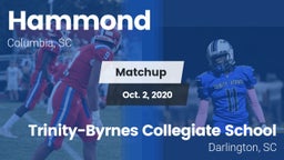 Matchup: Hammond vs. Trinity-Byrnes Collegiate School 2020