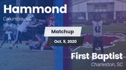 Matchup: Hammond vs. First Baptist  2020
