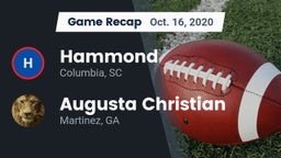 Recap: Hammond  vs. Augusta Christian  2020