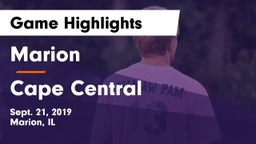 Marion  vs Cape Central Game Highlights - Sept. 21, 2019