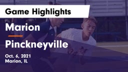 Marion  vs Pinckneyville  Game Highlights - Oct. 6, 2021