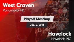 Matchup: West Craven vs. Havelock  2016