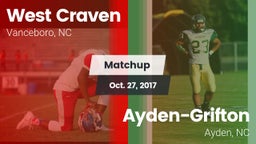 Matchup: West Craven vs. Ayden-Grifton  2017