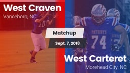 Matchup: West Craven vs. West Carteret  2018