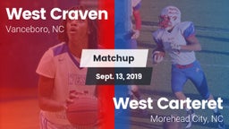 Matchup: West Craven vs. West Carteret  2019